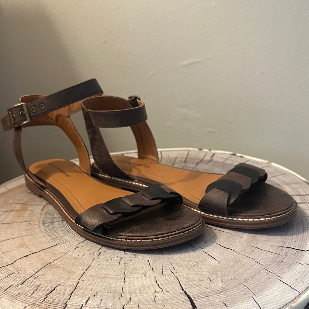 Lucky Brand Black & Brown Women's Sandals